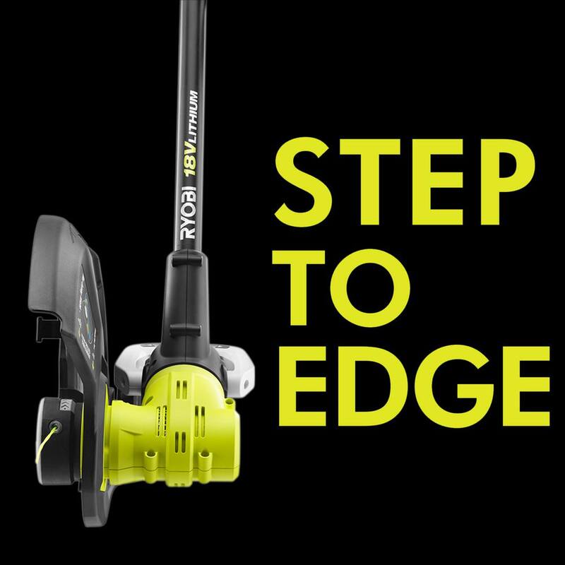 RYOBI ONE+ 18V 13 in. Cordless Battery String Trimmer/Edger (Tool Only) - P2008BTL