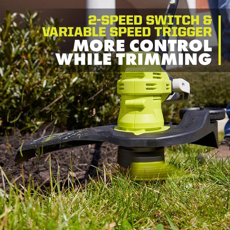 RYOBI ONE+ 18V 13 in. Cordless Battery String Trimmer/Edger (Tool Only) - P2008BTL