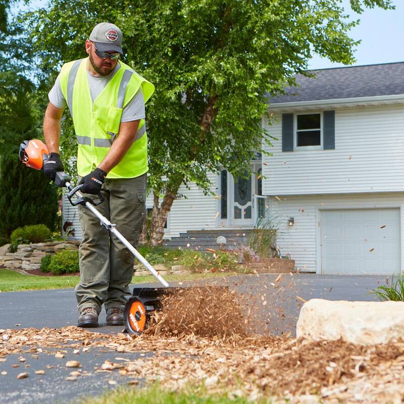 ECHO eFORCE 56V X Series Brushless Cordless Battery Pro Attachment Series String Trimmer with 5.0Ah Battery and Rapid Charger - DPAS-2600SBR2
