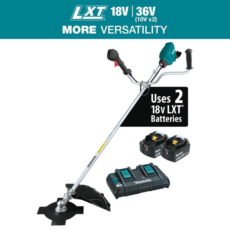 Makita LXT 18V X2 (36V) Lithium-Ion Brushless Cordless Brush Cutter Kit (5.0 Ah) - XRU16PT