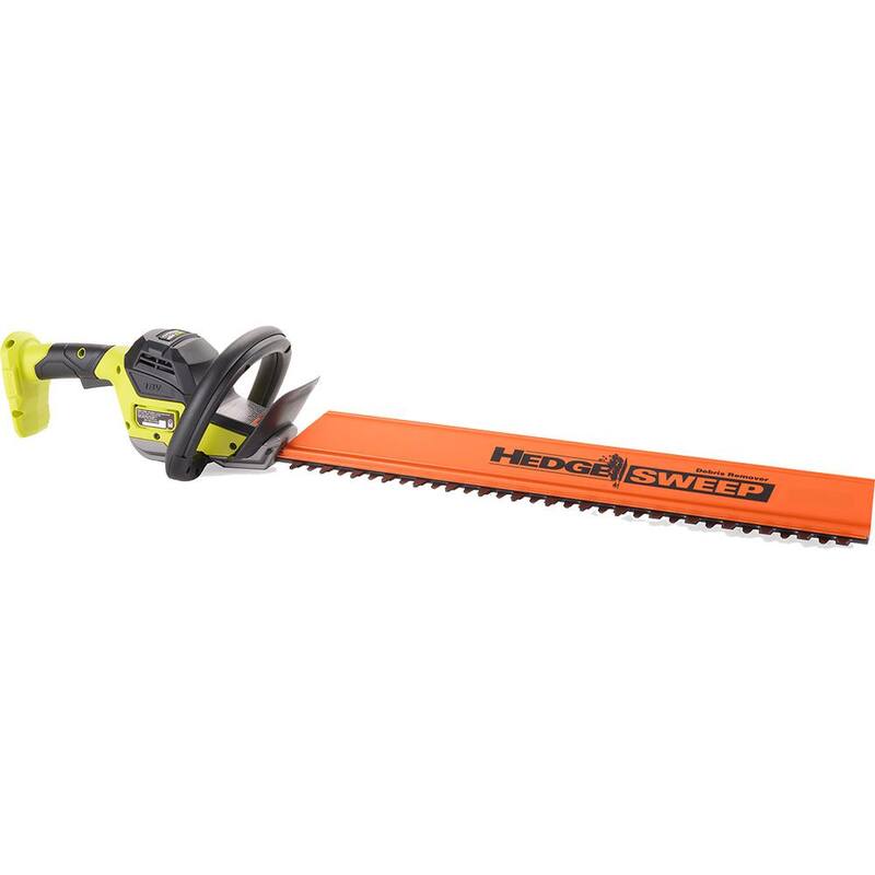 RYOBI ONE+ HP 18V Brushless Whisper Series 24 in. Cordless Hedge Trimmer with 2.0 Ah Battery and Charger - P26110
