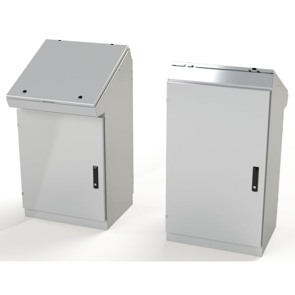 Saginaw Control & Engineering Carbon Steel Electrical Enclosures, 46-1/4 in H, 18-1/2 in D, 25-1/4 in W, NEMA 3R, 4, 12, 13 - SCE-462519DC