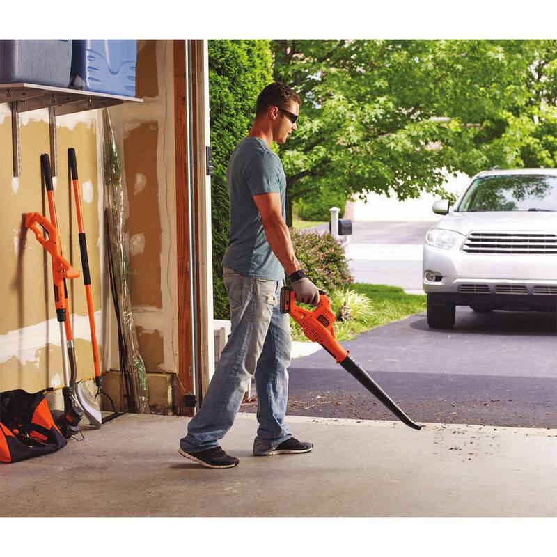 BLACK+DECKER 20V MAX Cordless Battery Powered String Trimmer and Leaf Blower Combo Kit with 3 Spools & (2) 1.5 Ah Batteries & Charger - LCC2223ZP