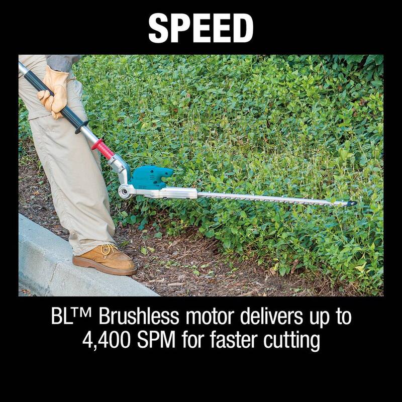 Makita LXT 18V Lithium-Ion Brushless 20 in. Articulating Pole Hedge Trimmer Kit (5.0 Ah) - XNU01T