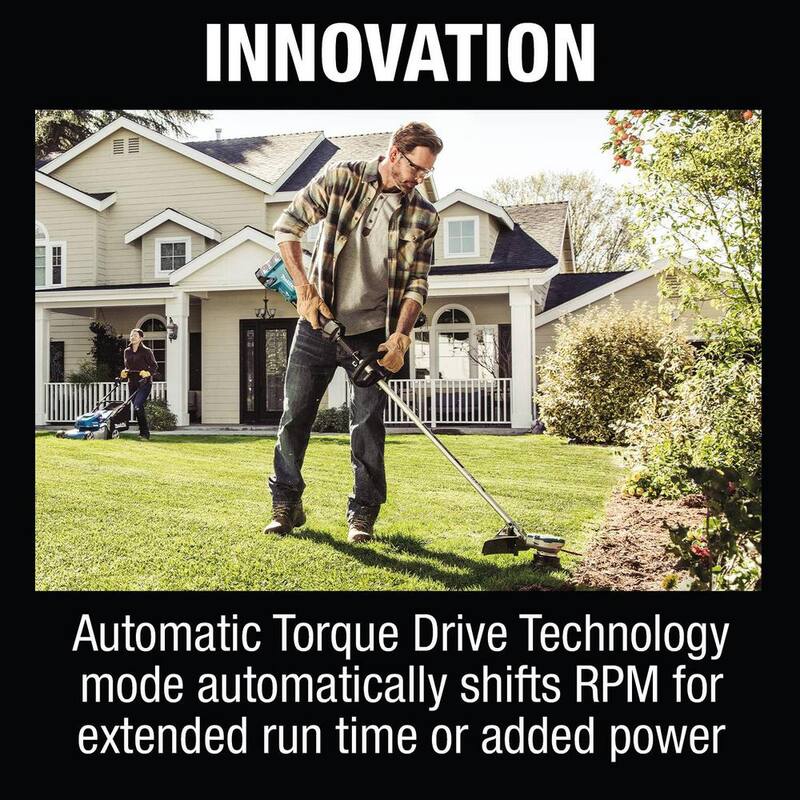 Makita LXT 18V X2 (36V) Lithium-Ion Brushless Cordless String Trimmer Kit with Four 5.0 Ah Batteries - XRU15PT1