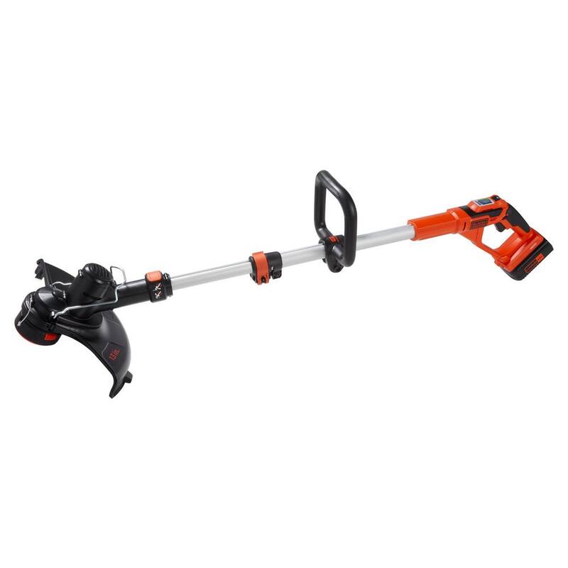 BLACK+DECKER 40V MAX Brushless Cordless Battery Powered String Trimmer (1) 2Ah Battery & Charger & Leaf Blower (Tool Only) - LCC140