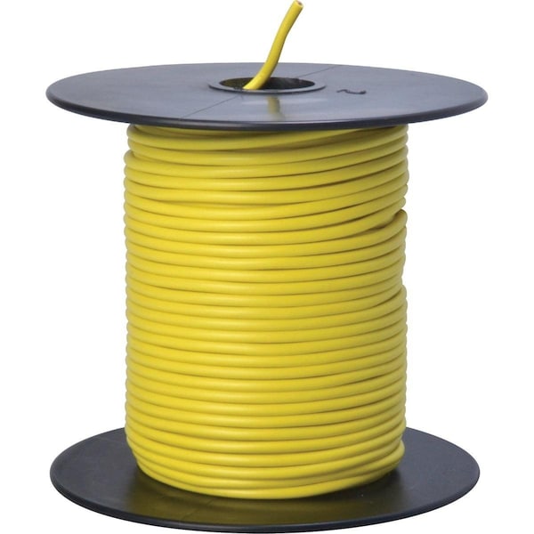 Road Power 100 Ft. 18 Ga. PVC-Coated Primary Wire, Yellow - 55843823