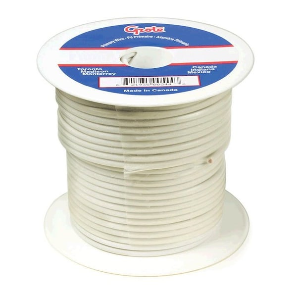 Grote Primary Wire, 16 Gauge, White, 1000ft.Spool - 88-8007