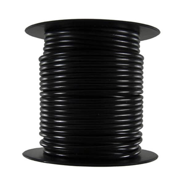 The Best Connection Primary Wire - Rated 80Â°C 14 AWG, Black 100 Ft. - 140C