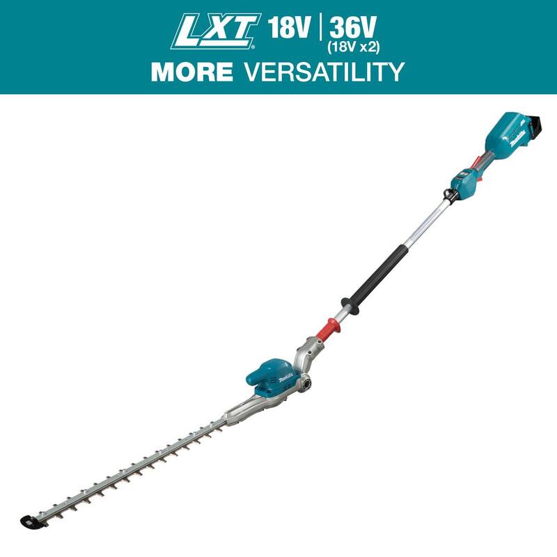 Makita LXT 18V Lithium-Ion Brushless 20 in. Articulating Pole Hedge Trimmer (Tool-Only) - XNU01Z