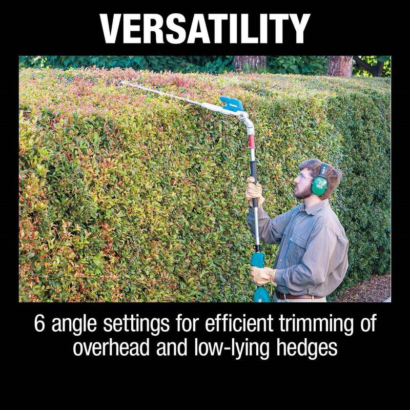Makita LXT 18V Lithium-Ion Brushless 20 in. Articulating Pole Hedge Trimmer (Tool-Only) - XNU01Z