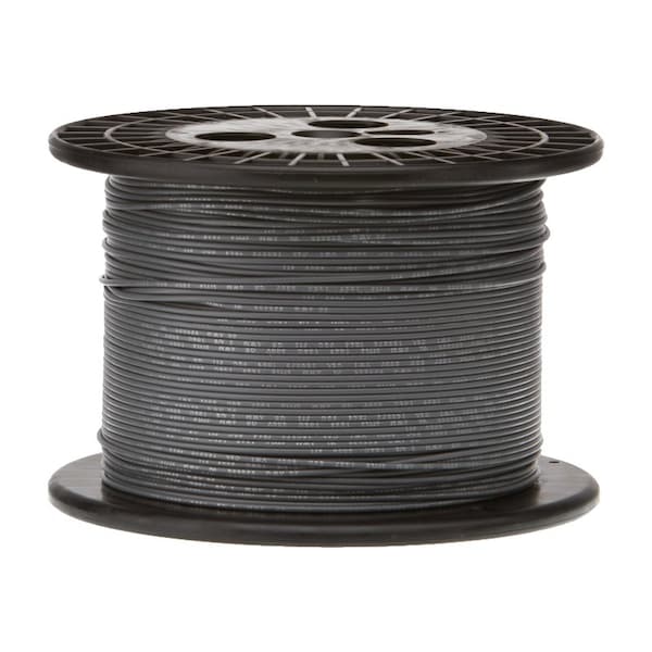 Remington Industries Hookup Wire, 22 AWG, Gray, 1000 ft - 22UL3173STRGRA1000