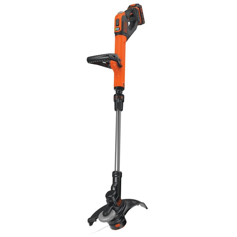 BLACK+DECKER 20V MAX Cordless Battery Powered 2-in-1 String Trimmer & Lawn Edger with (1) 2.5 Ah Battery & Charger - LSTE523