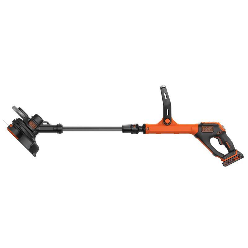 BLACK+DECKER 20V MAX Cordless Battery Powered 2-in-1 String Trimmer & Lawn Edger with (1) 2.5 Ah Battery & Charger - LSTE523