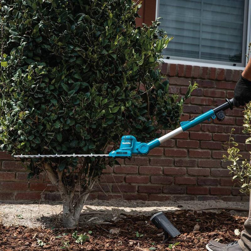 Makita LXT 18V Lithium-Ion Cordless 18 in. Telescoping Articulating Pole Hedge Trimmer Kit, 4.0Ah - XNU05SM1