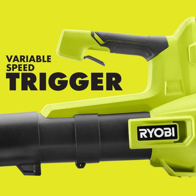 RYOBI ONE+ 18V Cordless 13 in. String Trimmer/Edger and Blower with 4.0 Ah Battery and Charger - P2039