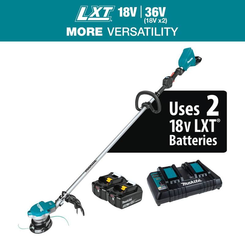Makita LXT 18V X2 (36V) Lithium-Ion Brushless Cordless String Trimmer Kit (5.0 Ah) - XRU15PT