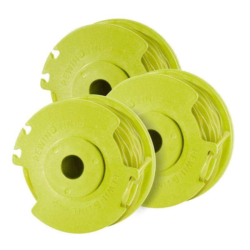 RYOBI ONE+ 18V 13 in. Cordless Battery Electric String Trimmer/Edger with Extra 3-Pack of Spools, 2.0 Ah Battery and Charger - P20150-AC