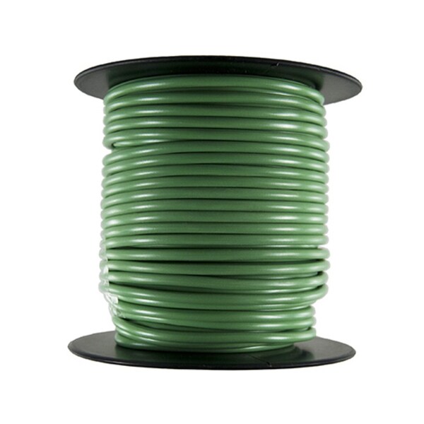 The Best Connection Primary Wire - Rated 80Â°C 12 AWG, Green 100 Ft. - 125C