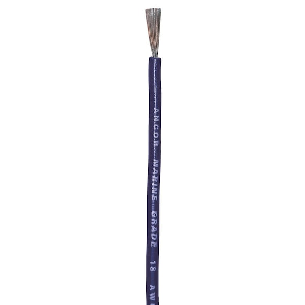 Afi 102110 100 ft. 16 Awg 1 mm Tinned Copper Primary Wire - Dark Blue - 3003.5937