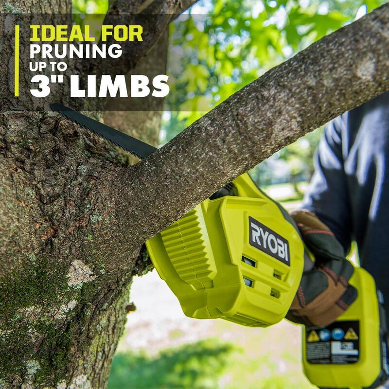 RYOBI ONE+ 18V Electric Cordless Pruning Reciprocating Saw (Tool Only) - P2503BTL