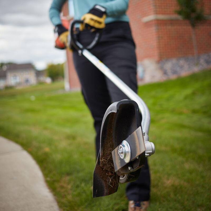 ECHO eFORCE 56-Volt Cordless Battery Powered Brushless Lawn Edger with 2.5Ah Battery and Top Mount Charger - DPE-2100X1