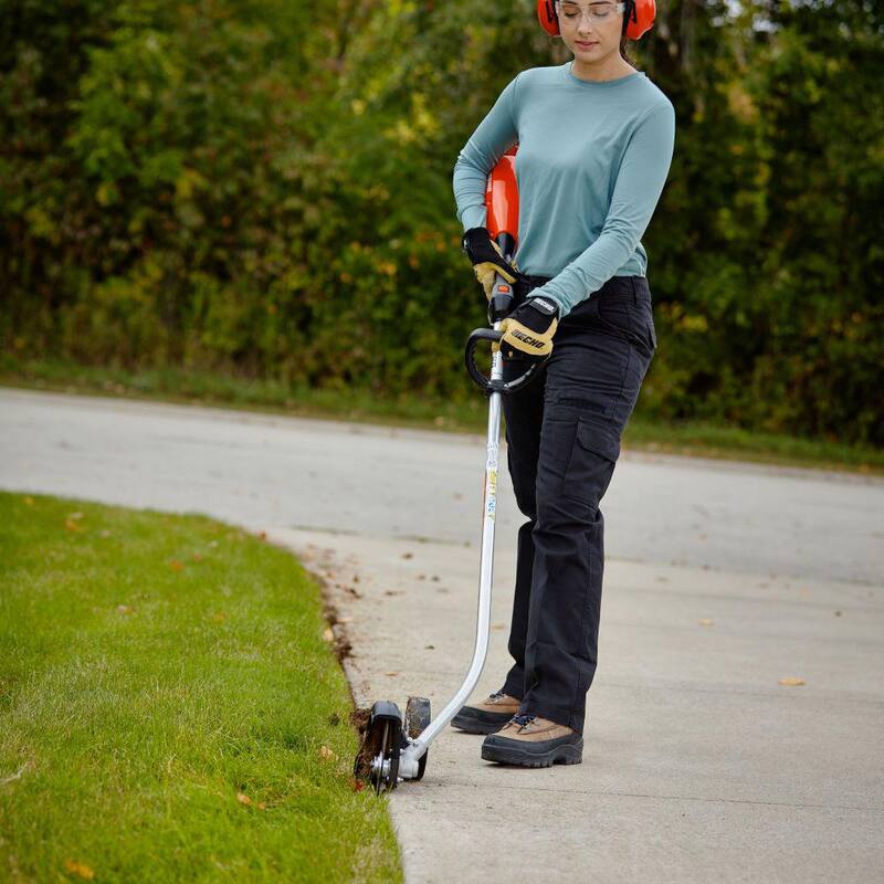ECHO eFORCE 56-Volt Cordless Battery Powered Brushless Lawn Edger with 2.5Ah Battery and Top Mount Charger - DPE-2100X1
