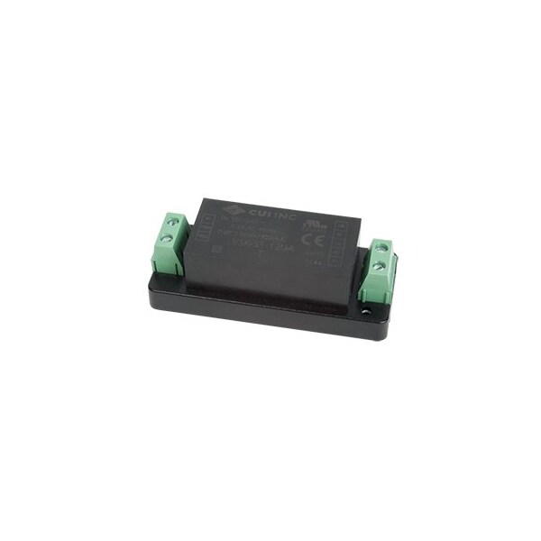 Cui Inc AC to DC Power Supply, 85 to 264V AC, 3.3V DC, 4.125W, 1.25A, Chassis - VSK-S5-3R3UA-T