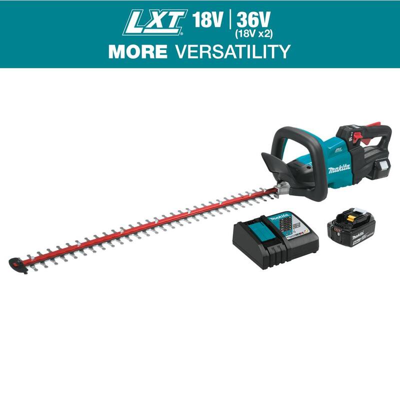 Makita LXT 18V Lithium-Ion Brushless Cordless 30 in. Hedge Trimmer Kit (5.0Ah) - XHU08T