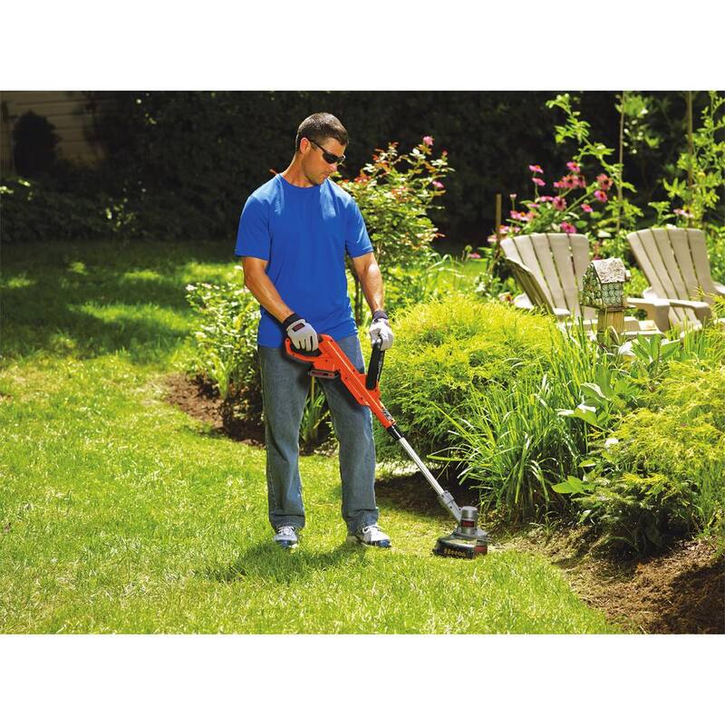 BLACK+DECKER 20V MAX Cordless Battery Powered 2-in-1 String Trimmer & Lawn Edger with 3-Pack of Trimmer Line - LST3003ZP