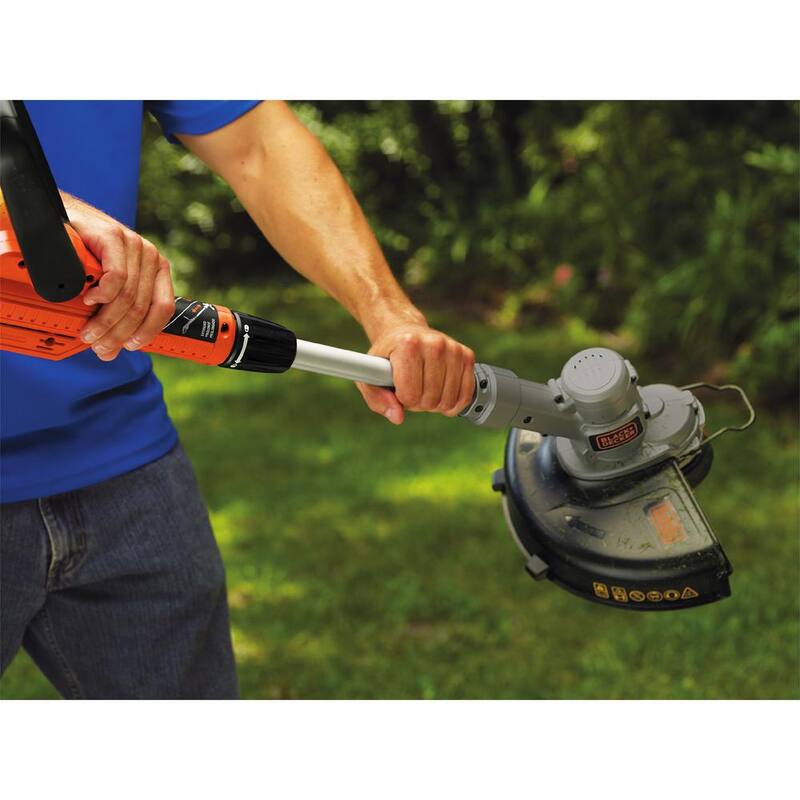 BLACK+DECKER 20V MAX Cordless Battery Powered 2-in-1 String Trimmer & Lawn Edger with 3-Pack of Trimmer Line - LST3003ZP