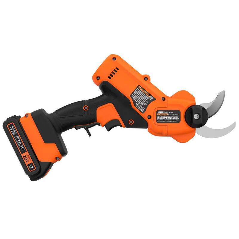 BLACK+DECKER 20-Volt Cordless Electric Pruner with 1.5Ah Battery and Charger - BCPR320C1