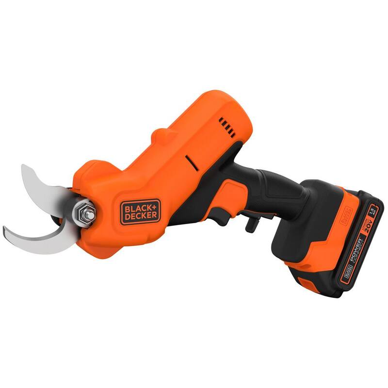 BLACK+DECKER 20-Volt Cordless Electric Pruner with 1.5Ah Battery and Charger - BCPR320C1