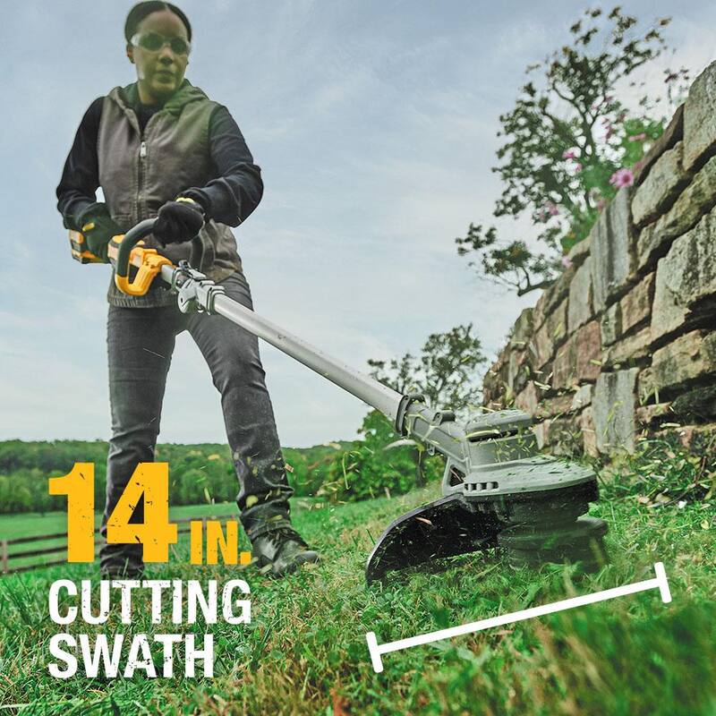 DEWALT 20V MAX Brushless Cordless Battery Powered String Trimmer (Tool Only) with Trimmer Line - DCST922BW1DT802