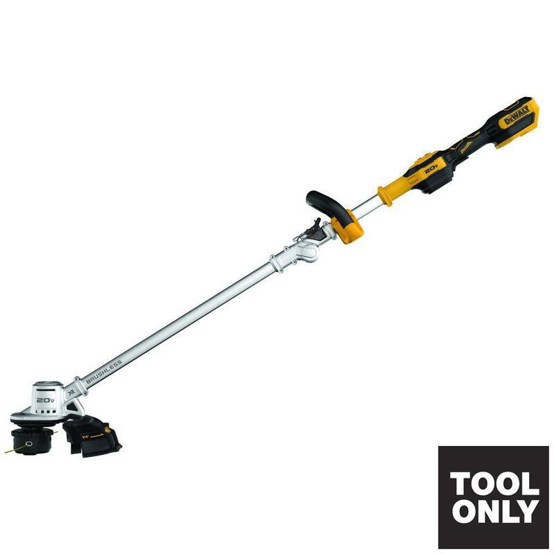 DEWALT 20V MAX Brushless Cordless Battery Powered String Trimmer (Tool Only) with Trimmer Line - DCST922BW1DT802
