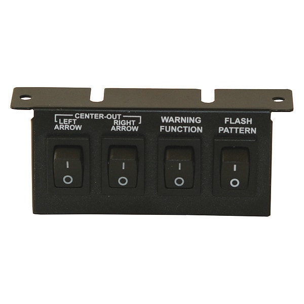 Productos para compradores Panel de 4 Interruptores Negro 3-On/Off 1-Momentáneo - 6391204