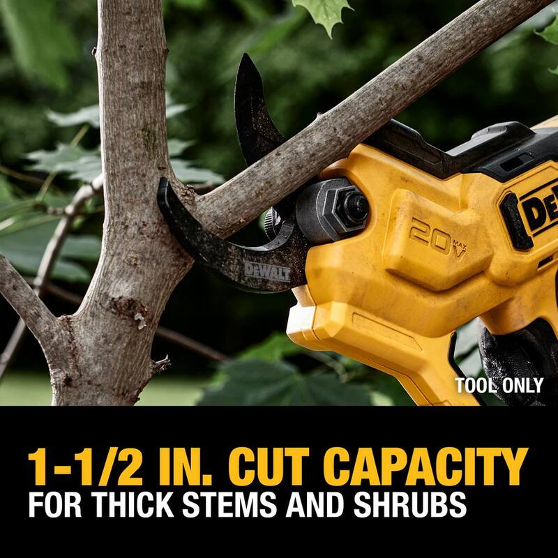 DEWALT 20V MAX Cordless Battery Powered Pruner (Tool Only) with Replacement Blade - DCPR320BWPRB300