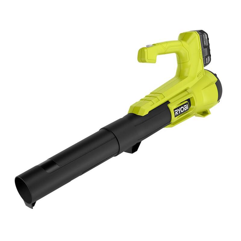 RYOBI ONE+ 18V Cordless Battery String Trimmer and Blower Combo Kit (2-Tools) with 4.0 Ah Battery and Charger - P20151