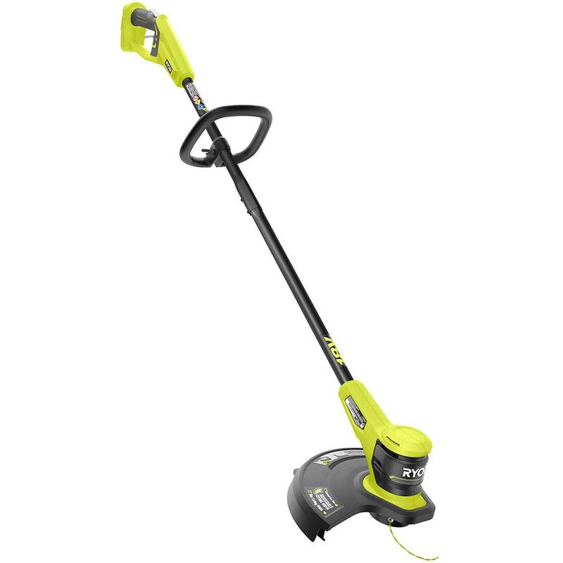 RYOBI ONE+ 18V Cordless Battery String Trimmer and Blower Combo Kit (2-Tools) with 4.0 Ah Battery and Charger - P20151