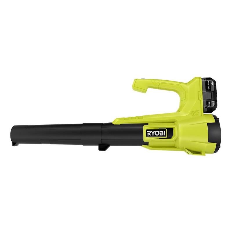 RYOBI ONE+ 18V Cordless Battery String Trimmer and Blower Combo Kit (2-Tools) with 4.0 Ah Battery and Charger - P20151