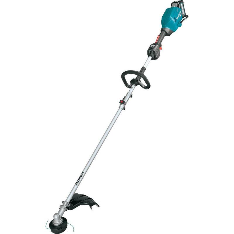 Makita XGT 40V max Brushless Cordless Couple Shaft Power Head Kit with 17 in. String Trimmer Attachment (4.0Ah) - GUX01JM1X1