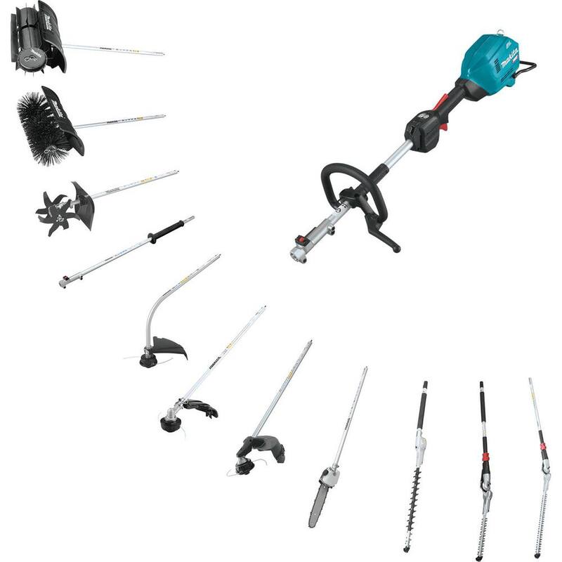 Makita XGT 40V max Brushless Cordless Couple Shaft Power Head with 17 in. String Trimmer Attachment (Tool Only) - GUX01ZX1