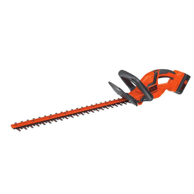 BLACK+DECKER 40V MAX 22in. Cordless Battery Powered Hedge Trimmer Kit with (1) 1.5Ah Battery & Charger - LHT2240C