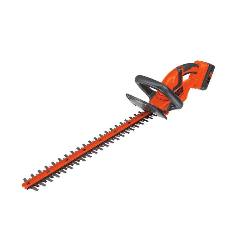 BLACK+DECKER 40V MAX 22in. Cordless Battery Powered Hedge Trimmer Kit with (1) 1.5Ah Battery & Charger - LHT2240C