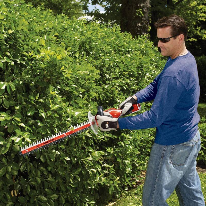 BLACK+DECKER 40V MAX Cordless Battery Powered Hedge Trimmer (Tool Only) - LHT2436B