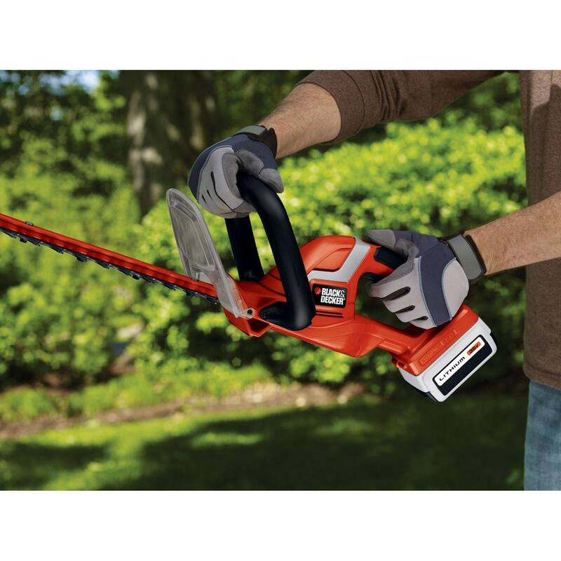 BLACK+DECKER 40V MAX Cordless Battery Powered Hedge Trimmer (Tool Only) - LHT2436B