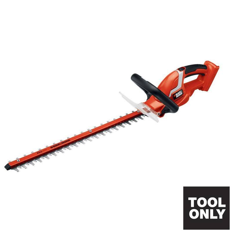 BLACK+DECKER 40V MAX Cordless Battery Powered Hedge Trimmer (Tool Only) - LHT2436B