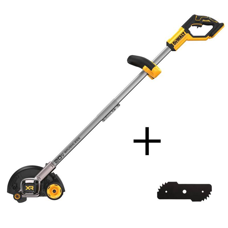 DEWALT 20V MAX Cordless Battery Powered Lawn Edger with 7.5 In. Edger Blade - DCED400BWDZO400