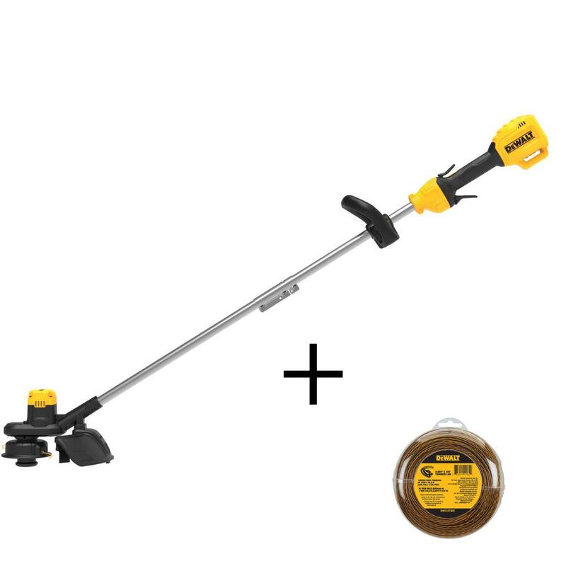 DEWALT 20V MAX Cordless Battery Powered String Trimmer (Tool Only) with Trimmer Line - DCST925BW1DT802