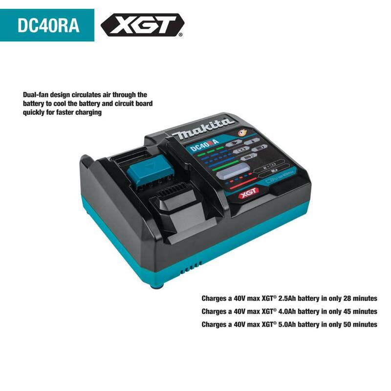 Makita XGT 40V max Brushless Cordless Brush Cutter Kit (4.0Ah) - GRU02M1